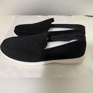Black Suede Loafers for Men